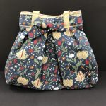 Skirt Bag Kit - Dark Floral Fabric