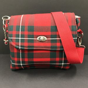 Red, MacGregor Tartan Shoulder Bag, Large