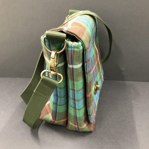 Fraser Tartan Double Pocket Shoulder Bag