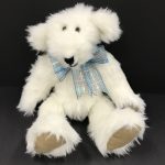 Small White Faux Fur Teddy Bear