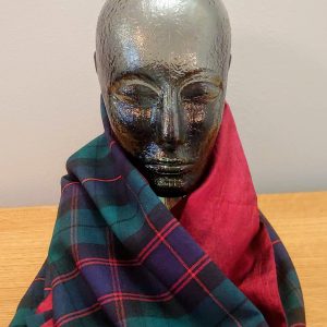 Infinity Scarf , Red Hackle Tartan, 100% wool