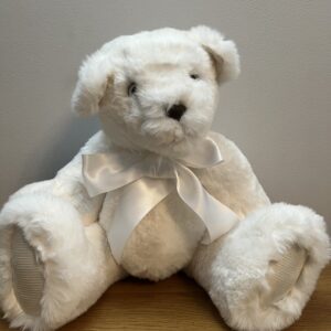 Keepsake Teddy Bear, Snowball, Faux Fur, Fully Jointed