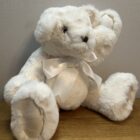 Keepsake Teddy Bear, Snowball, Faux Fur, Fully Jointed - Image 2