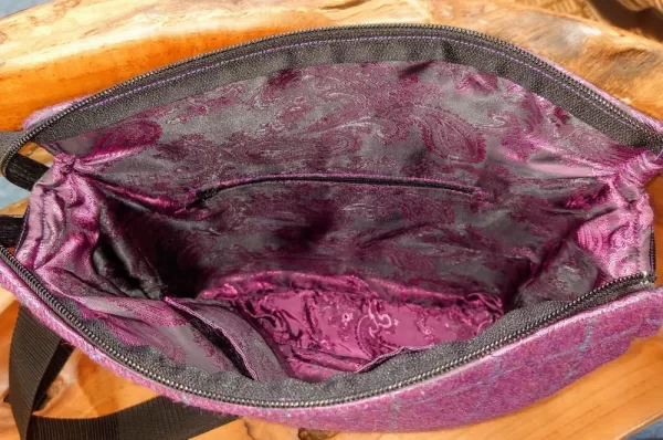 Zip Top Bag Cairngorm Capercaille Tweed bag