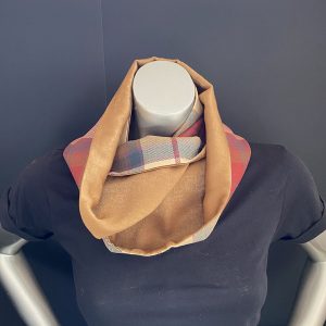 Infinity Scarf Lomond Claret Tartan