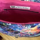 Piped Saddle Bag, in Colourburst design Waterproof fabric - Image 4