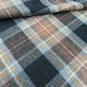 Holyrood Tartan Tweed, pure merino wool, woven in Yorkshire, 145cm wide and sold in 0.5 metre units